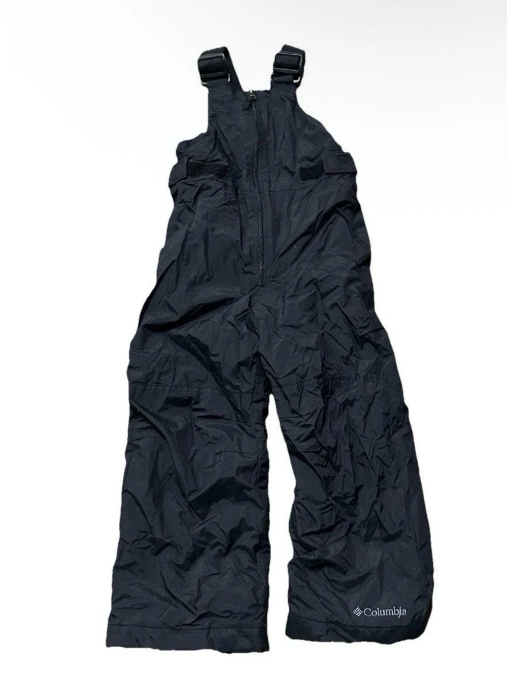 Youth Columbia Black Snow Bib Size XXS (4/5) Winter Cold Weather
